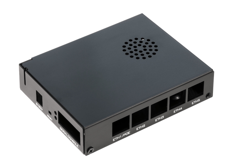 CA150-MikroTik İç Mekan Alüminyum Kasa RB450/RB450G/RB850Gx2 Uyumluluğu (CA150)