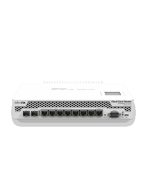CCR1009-8G-1S-1S+-MikroTik CCR1009 8G 1S+PC Cloud Core Router 1009 (RouterOS L6) (CCR1009-8G-1S-1S+)