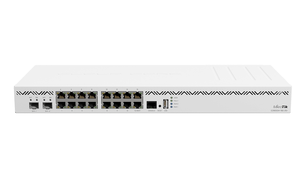 CCR2004-16G-2S+-MikroTik 16 Port 2 SFP+ Firewall Router (CCR2004-16G-2S+)