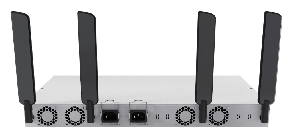 Mikrotik CRS418-8P-8G-2S+5axQ2axQ-RM Mikrotik CRS418-8P-8G-2S+5axQ2axQ-RM Switch - Wi-Fi 6, 16× GbE, 8× PoE-out, 2× 10G SFP+ ürün görseli 3 - wifidepo