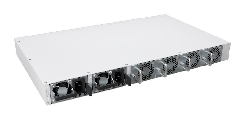 Mikrotik CRS812-8DS-2DQ-2DDQ-RM Mikrotik CRS812-8DS-2DQ-2DDQ-RM | 400G Leaf Spine Switch, 2×400G QSFP-DD, 8×50G SFP56 ürün görseli 3 - wifidepo
