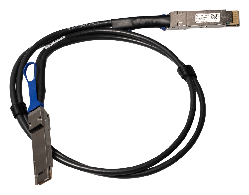 DDQ+DA0001-MikroTik 1m 400G QSFP DD Direct Attach Cable (DDQ+DA0001)