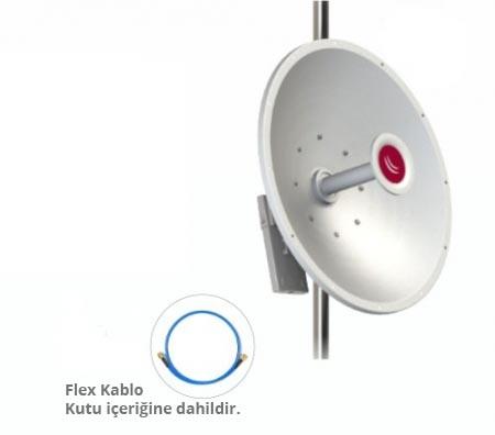 MTAD-5G-30D3-PA-MikroTik MTAD-5G-30D3-PAm - MikroTik ANT30 PA 5 GHz 30 dbi Dish Anten