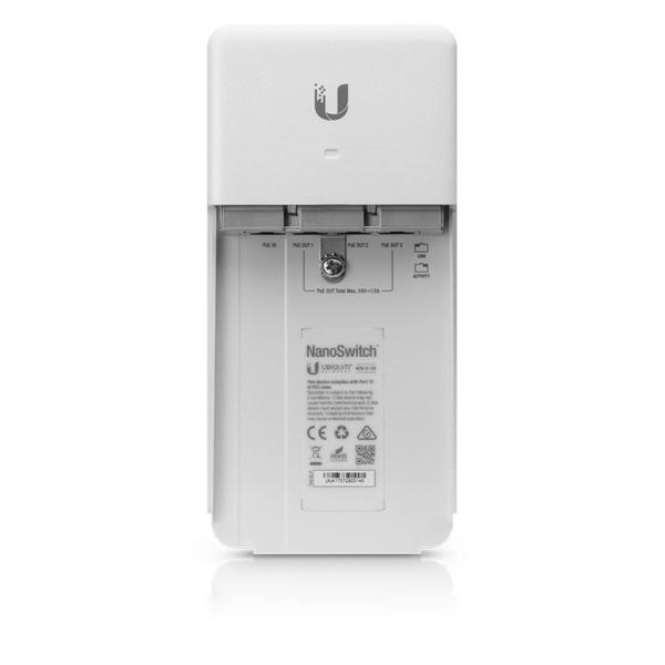 UBNT N-SW Ubiquiti UBNT N-SW NanoSwitch Outdor 4 Port Pasif PoE Switch ürün görseli 4 - wifidepo