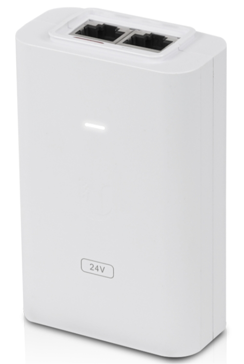 POE-24-24W-G-WH-EU-Ubiquiti 24V 1A Gigabit PoE Adaptör (POE-24-24W-G-WH-EU)