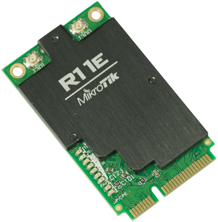 R11e-2HnD-MikroTik 2.4GHz WiFi 4 miniPCI Express Radyo Kart 300 Mbit/s MIMO (R11e-2HnD)