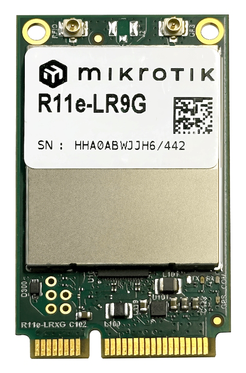 R11e-LR9G-MikroTik 915 MHz LoRa® miniPCIe Modül, Düşük Güç Tüketimi, TTN Hazır (R11e-LR9G)