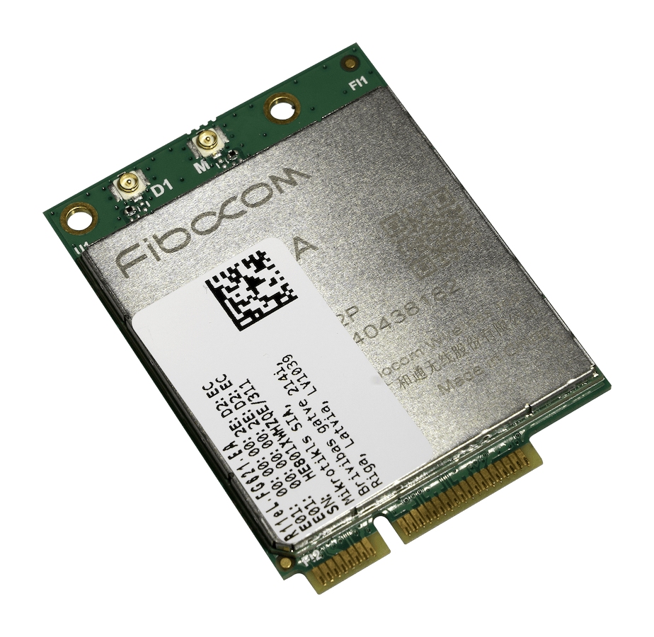 R11eL-FG621-EA-MikroTik LTE Cat 6 mini PCIe Modem (300 Mbps, B28 Desteği) (R11eL-FG621-EA)