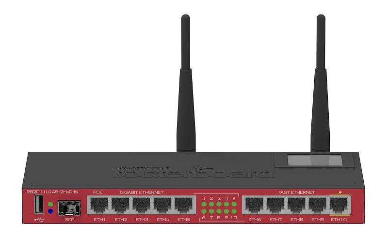 RB2011UiAS-2HnD-IN-MikroTik +SFP Router Firewall AP (RB2011UiAS-2HnD-IN)