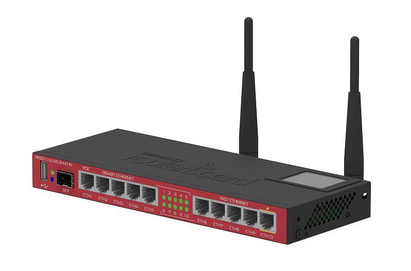 Mikrotik RB2011UiAS-2HnD-IN Mikrotik RB2011UiAS-2HnD-IN +SFP Router Firewall AP  ürün görseli 2 - wifidepo