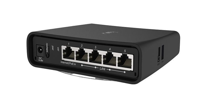 Mikrotik RBD52G-5HacD2HnD-TC MikroTik hAP AC 2 - RBD52G-5HacD2HnD-TC Dualband Router Firewall ürün görseli 4 - wifidepo