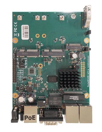 RBM33G-MikroTik 3× GbE, 2× miniPCIe, M.2, USB 3.0 Router (RBM33G)