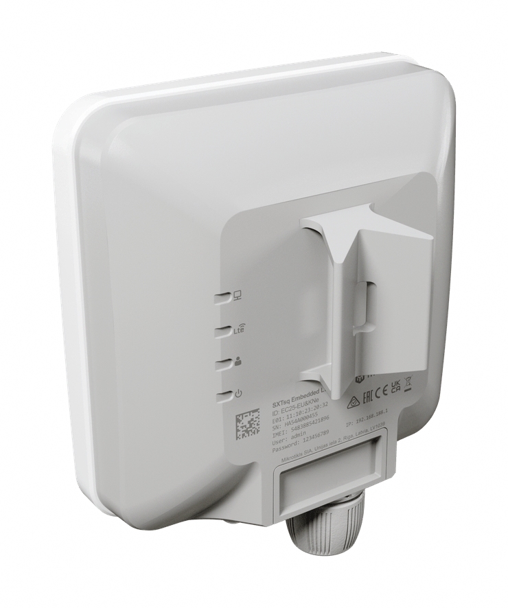 Mikrotik  MikroTik SXTsq Embedded LTE4 | LTE CAT4, 2x2 MIMO, eSIM, IP67, Gigabit Ethernet ürün görseli 3 - wifidepo