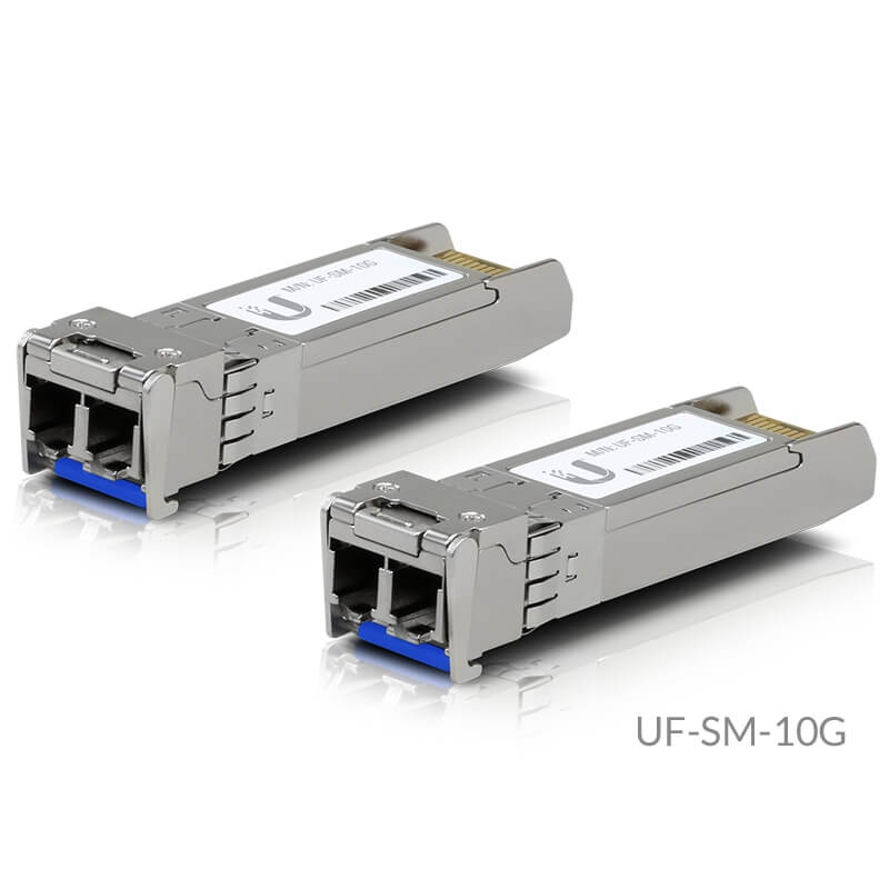 UF-SM-10G-Ubiquiti Unt Fiber Single Mode SFP+ Module 10G 2 PACK (UF-SM-10G)