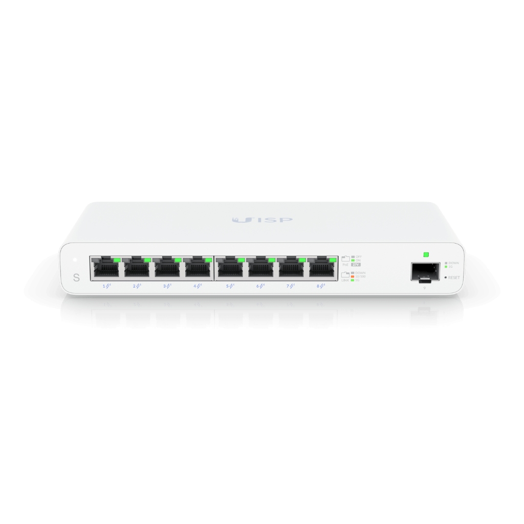 UISP-S-UBNT UISP-S - UISP Switch 8 Port 24V 110W PoE Yönetilebilir Switch UISP-S-UBNT UISP-S - UISP Switch 8 Port 24V 110W PoE Yönetilebilir Switch