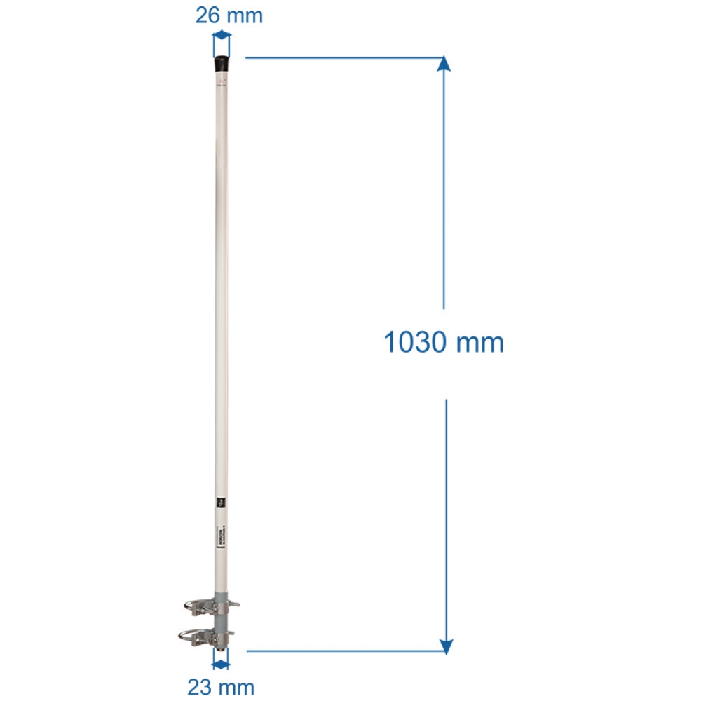 WFINTIH-G12-F2425V-Interline 2.4 GHz 12 dBi Outdoor 360° Omni Anten WFINTIH-G12-F2425V-Interline 2.4 GHz 12 dBi Outdoor 360° Omni Anten