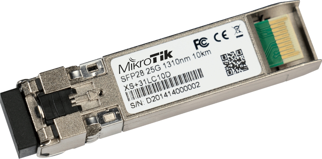 XS+31LC10D-MikroTik SFP28 25G 10KM SM Fiber Modül (XS+31LC10D)