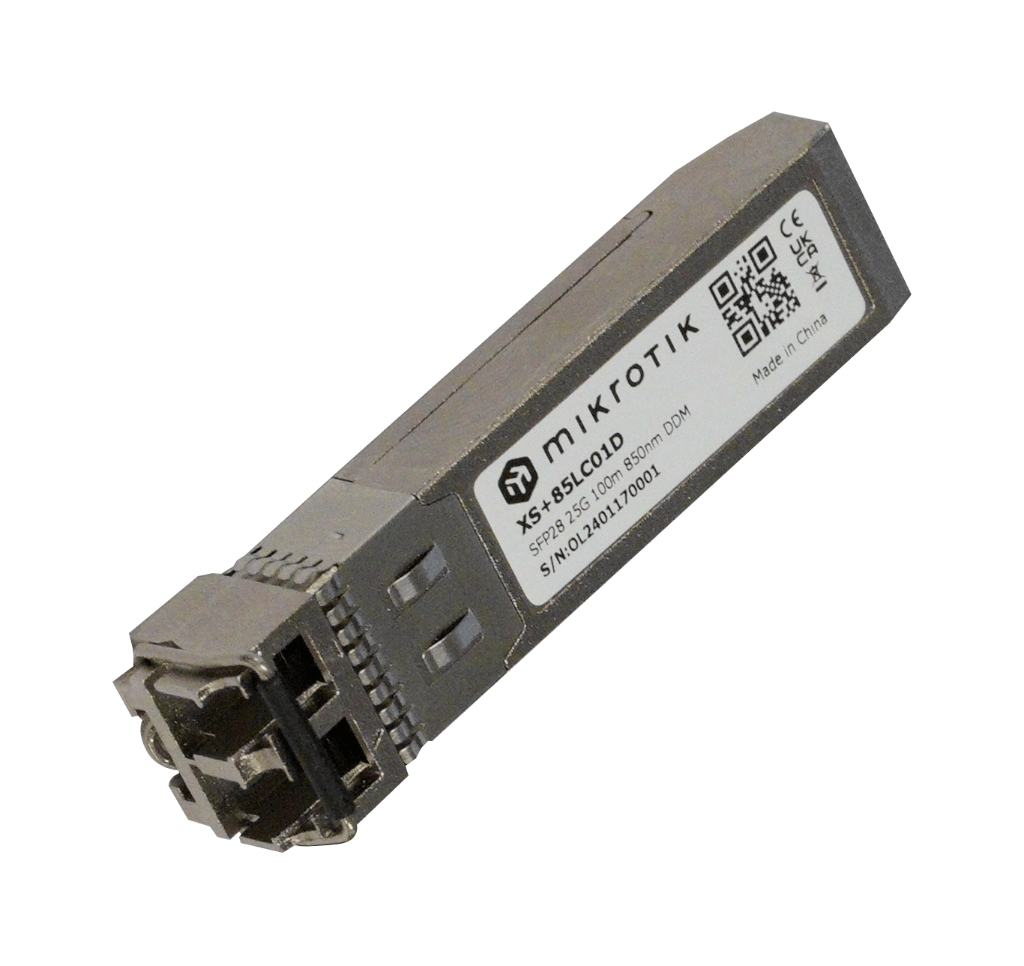 XS+85LC01D-MikroTik SFP28 25G 100MT Fiber SFP Modül (XS+85LC01D)